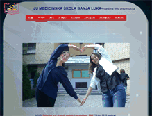 Tablet Screenshot of medicinska-skola-bl.net